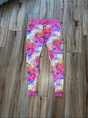 Little Sleepies Rainbow Bloom Pajama Pants XS